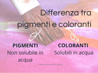 Differenza tra pigmenti e coloranti